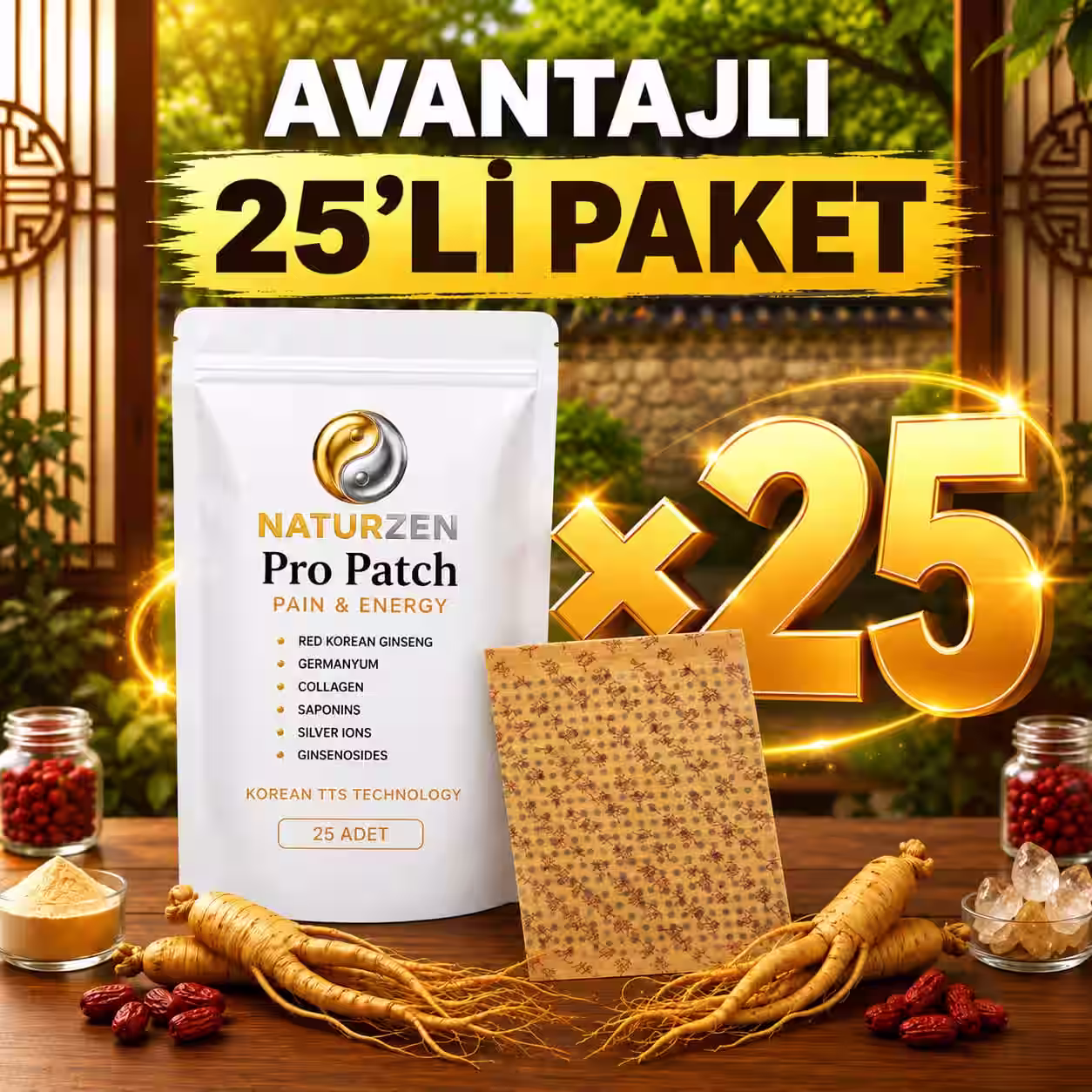 25'Lİ PRO PATCH SETİ