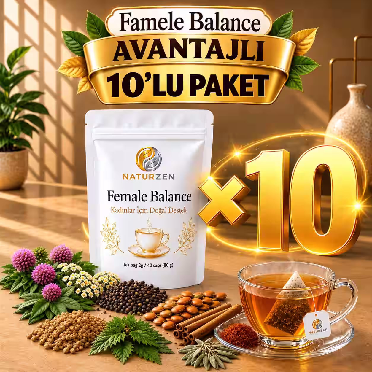 10'LU FEMALE BALANCE SET